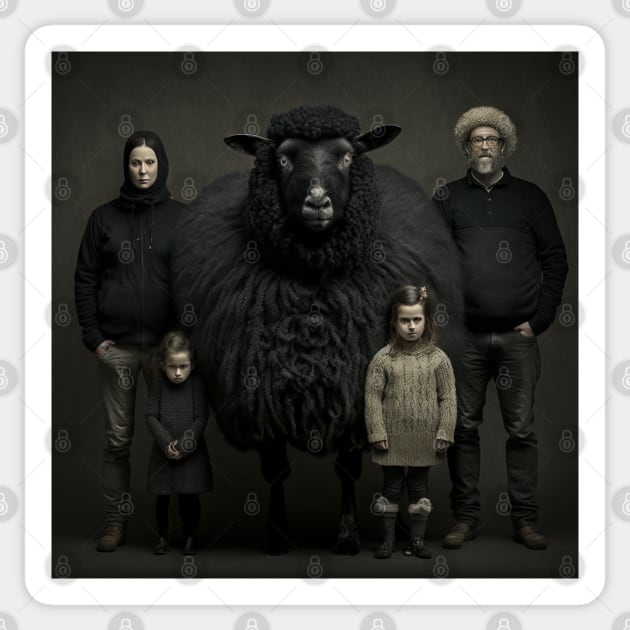 Black Sheep Sticker by baseCompass